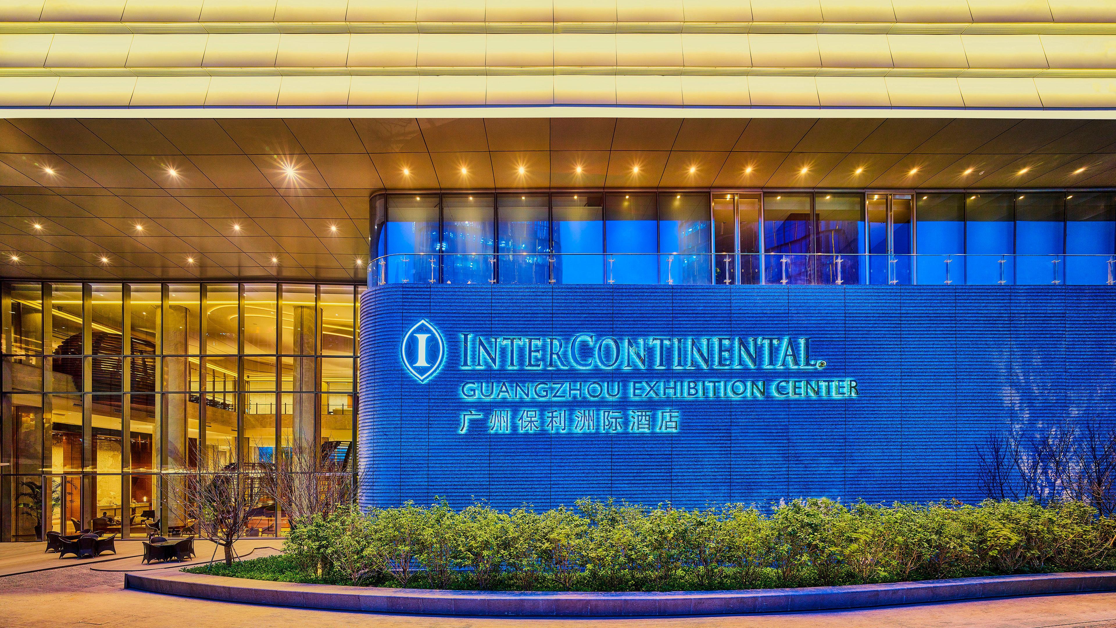 Intercontinental Guangzhou Exhibition Center, An Ihg Hotel - Free Canton Fair Shuttle Bus And Registration Counter Bagian luar foto